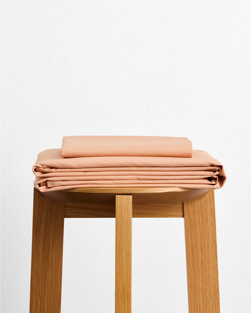 Organic Cotton Bed Sheets — Blush