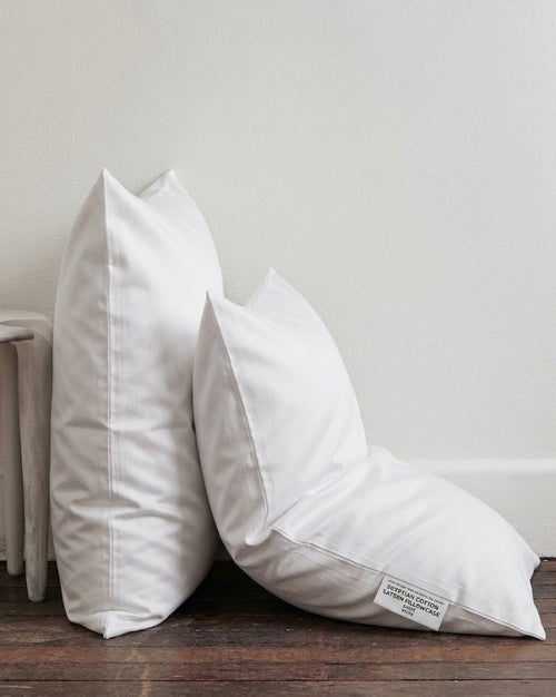 Linen 100% Soft Wash + Biancalani Pillowcase - White