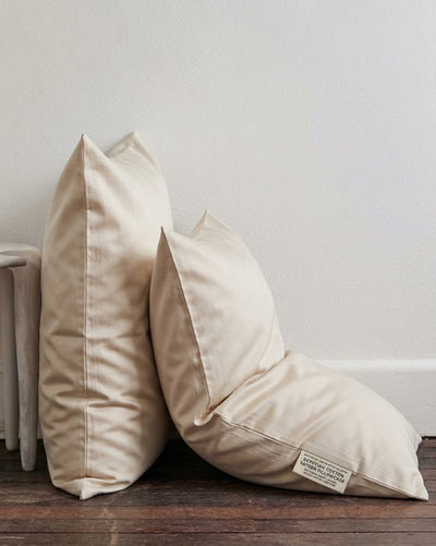 Linen 100% Soft Wash + Biancalani Pillowcase - Nature
